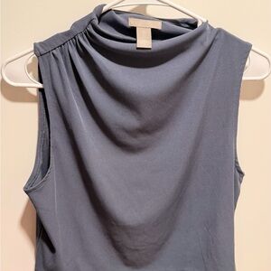 Sleeveless Mock Neck Crop